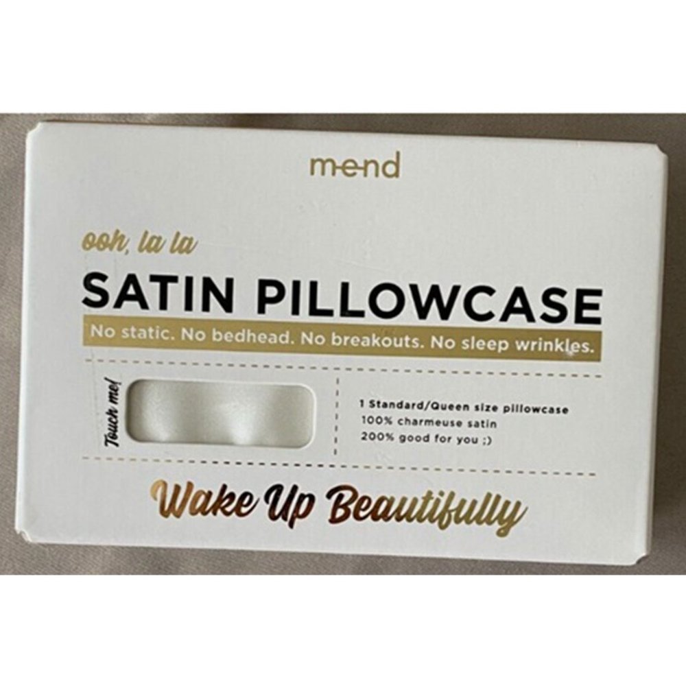 Mend Satin Pillowcase 1 Standard/Queen Size - Picture 2 of 3